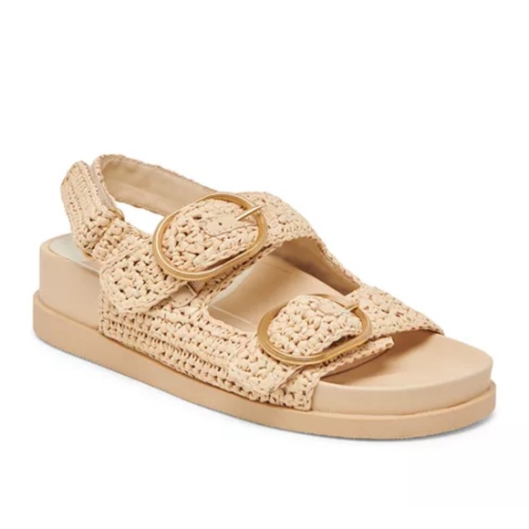 Dolve Vita Starla Crochet Sandals NWT Size 7 - Picture 1 of 7